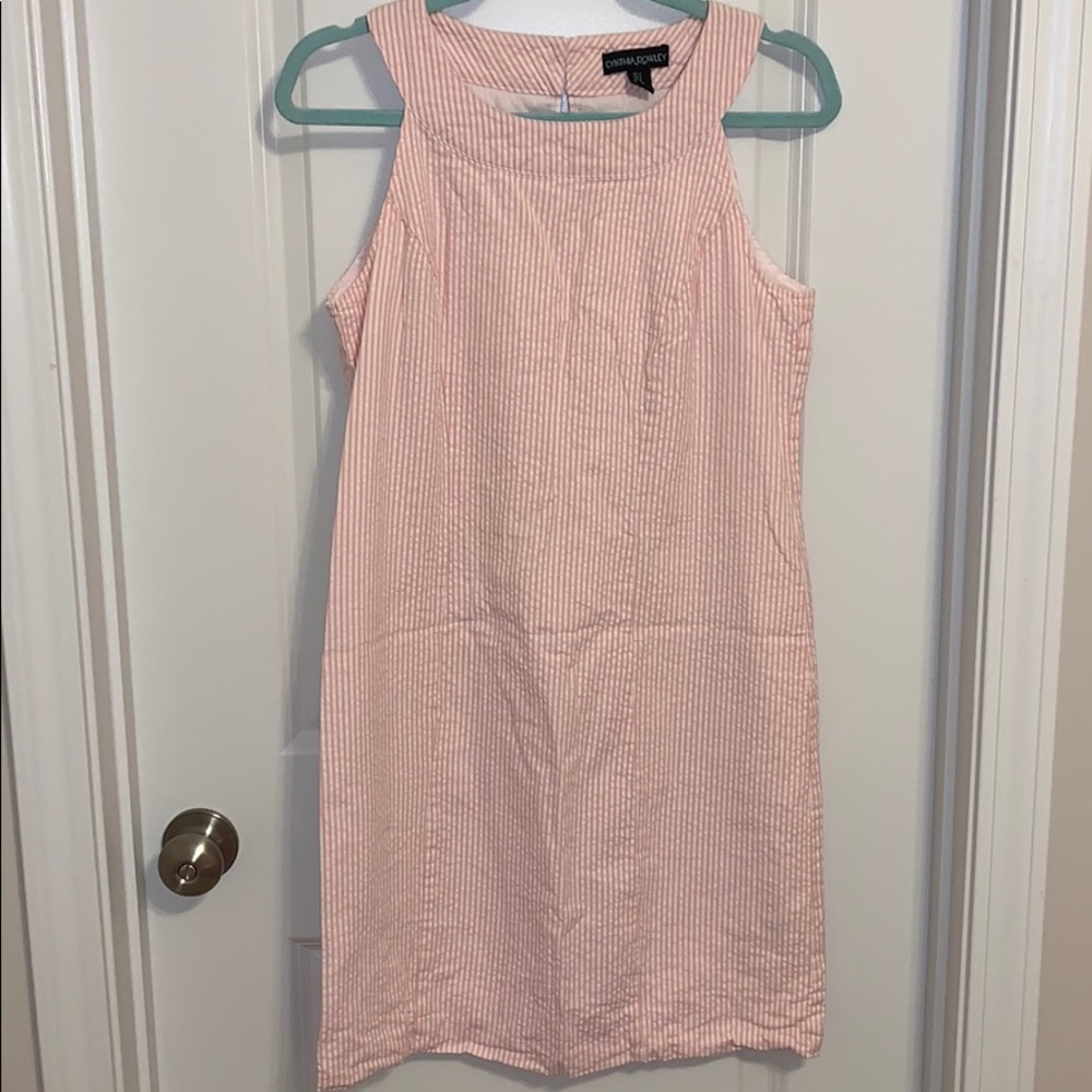 Cynthia Rowley Striped Pink Dress